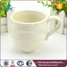 Hot Sale Wholesale Lace Design Ceramic Coffee Cup Factory